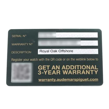 Audemars Piguet Royal Oak Offshore Diver Steel Mens Watch 15710ST Card - Image 11