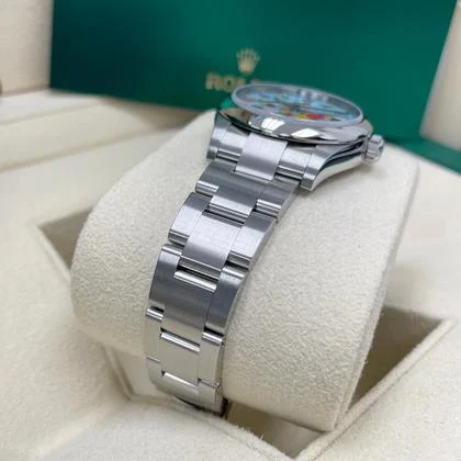 Rolex Oyster Perpetual 31 NEW Oyster Perpetual 31mm 277200 Turquoise Celebration Dial Smooth Bezel Oyster Bracelet - Image 5