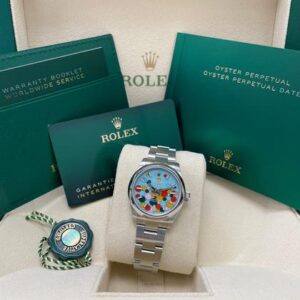 Rolex Oyster Perpetual 31 NEW Oyster Perpetual 31mm 277200 Turquoise Celebration Dial Smooth Bezel Oyster Bracelet