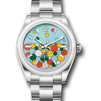 Rolex Oyster Perpetual 31 NEW Oyster Perpetual 31mm 277200 Turquoise Celebration Dial Smooth Bezel Oyster Bracelet - Image 2