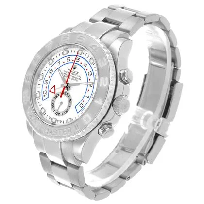Rolex Yacht-Master II Regatta White Gold Platinum Mens Watch 116689 - Image 9