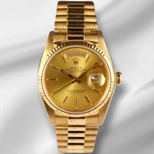 Rolex Day-Date 36 President Day-Date 36mm 18K Yellow Gold Champagne Dial Men's Watch 18038