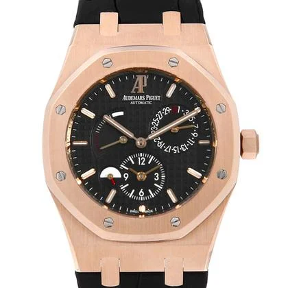 Audemars Piguet Royal Oak Dual Time 26120OR.OO.D002CR.01 USED mens Leather strap Not included , Buckle included