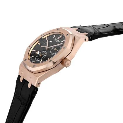 Audemars Piguet Royal Oak Dual Time 26120OR.OO.D002CR.01 USED mens Leather strap Not included , Buckle included - Image 8