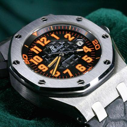 Audemars Piguet Royal Oak Offshore Diver MINT COMPLETE SET Royal Oak Offshore Diver Scuba Orange 42MM Black Orange Dial 15701ST - Image 8