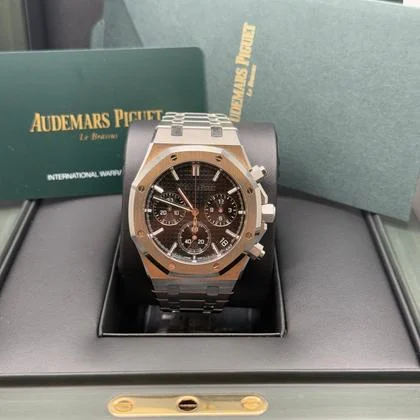 Audemars Piguet Royal Oak Chronograph NEW 2023 Black Dial Stainless Steel Chronograph