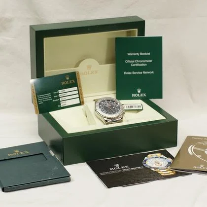 Rolex Yacht-Master II 18K White Gold with Black Dial 116689 Box and Papers - Image 7