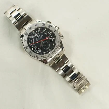 Rolex Yacht-Master II 18K White Gold with Black Dial 116689 Box and Papers - Image 9
