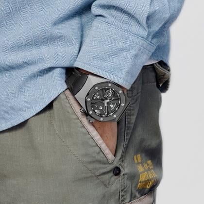 Audemars Piguet Royal Oak Concept 26560IO.OO.D002CA.01 Tourbillon GMT Titanium (2012) - Image 11