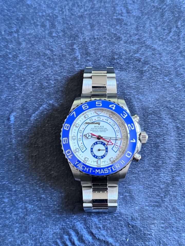 Rolex Yacht-Master II 44mm 116680 Mercedes Hands with Full Set - Image 3