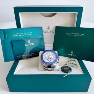 Rolex Yacht-Master II 44mm 116680 Mercedes Hands with Full Set