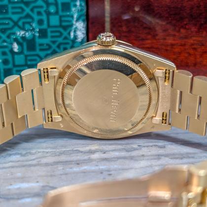 Rolex Day-Date 36 Phil Nevin Padres Signed Dial Day-Date "President" 18238 Box - Image 9