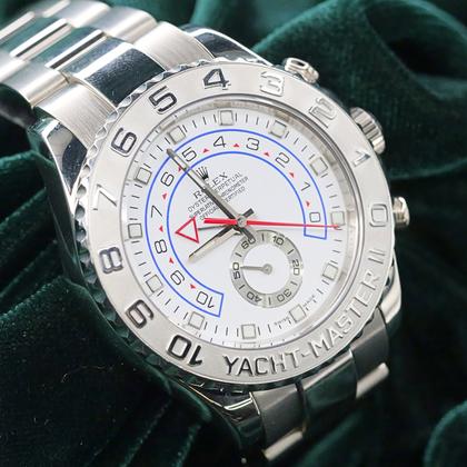 Rolex Yacht-Master II MINT COMPLETE SET Yacht-Master II “Regatta Timer” White Dial Platinum White Gold 116689