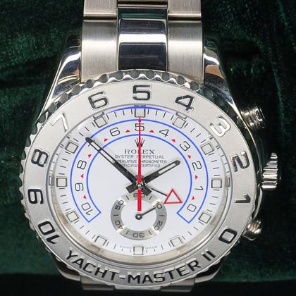 Rolex Yacht-Master II MINT COMPLETE SET Yacht-Master II “Regatta Timer” White Dial Platinum White Gold 116689 - Image 8