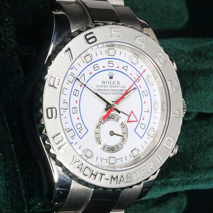 Rolex Yacht-Master II MINT COMPLETE SET Yacht-Master II “Regatta Timer” White Dial Platinum White Gold 116689 - Image 9