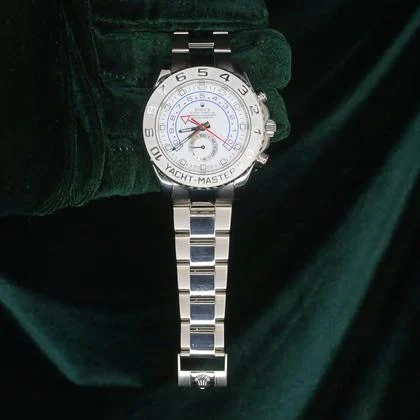 Rolex Yacht-Master II MINT COMPLETE SET Yacht-Master II “Regatta Timer” White Dial Platinum White Gold 116689 - Image 4