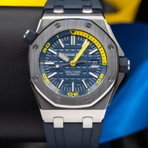 Audemars Piguet Royal Oak Offshore Diver Blue/Yellow 42mm 15710ST.OO.A027CA.01 Full Set