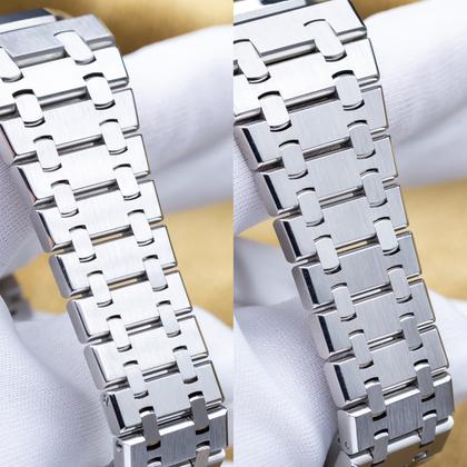 Audemars Piguet Royal Oak Selfwinding 41mm Blue Dial Stainless Steel AP 15400ST - Complete Set - Image 6