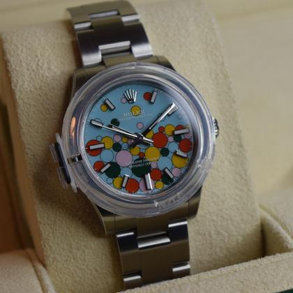 Rolex Oyster Perpetual 31 Tiffany Celebration with factory stickers - Image 7
