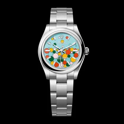Rolex Oyster Perpetual 31 Tiffany Celebration with factory stickers