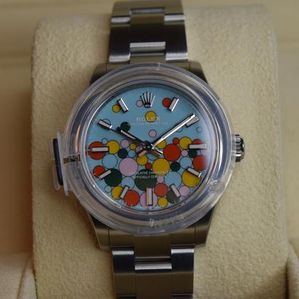 Rolex Oyster Perpetual 31 Tiffany Celebration with factory stickers - Image 6