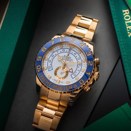 Rolex Yacht-Master II 116688 18k Gold Automatic Cosc Ceramic Bezel 44mm / Box & Papers - Image 17