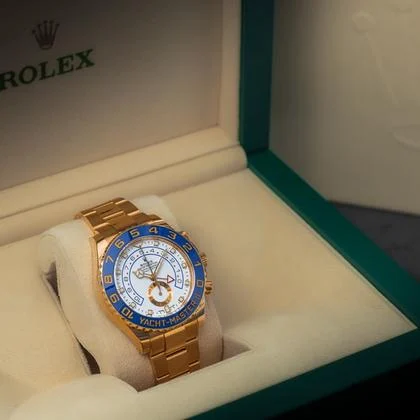 Rolex Yacht-Master II 116688 18k Gold Automatic Cosc Ceramic Bezel 44mm / Box & Papers