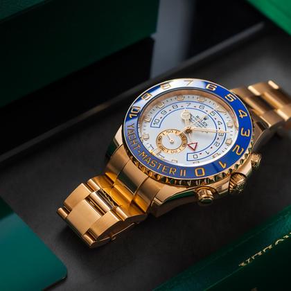 Rolex Yacht-Master II 116688 18k Gold Automatic Cosc Ceramic Bezel 44mm / Box & Papers - Image 2