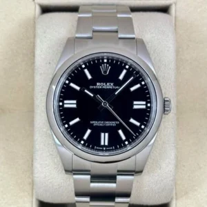 Rolex Oyster Perpetual 41 NEW 2025 Oyster Perpetual 41mm 124300 Black Dial