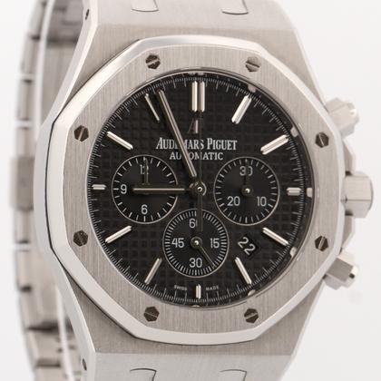 Audemars Piguet Royal Oak Chronograph 41mm BLACK Chronograph Stainless Steel Watch 26320ST - Image 8