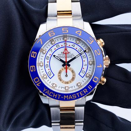 Rolex Yacht-Master II 116681 Mens Watch Box Papers - Image 7