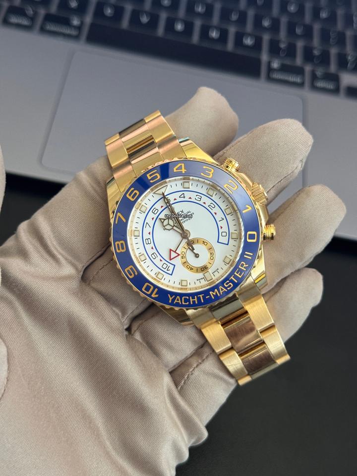 Rolex Yacht-Master II 2021 Complete Set - Excellent Condition Mercedes Hands - Image 3