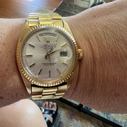 Rolex Day-Date 36 "President" Pre-owned but in fantastic condition. and still running. - Image 10