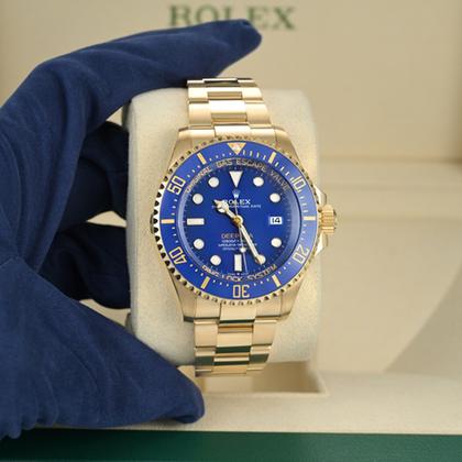 Rolex Sea-Dweller Deepsea 136668LB 18k Yellow Gold Blue Dial 44 mm - Image 5
