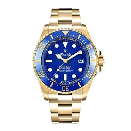 Rolex Sea-Dweller Deepsea 136668LB 18k Yellow Gold Blue Dial 44 mm