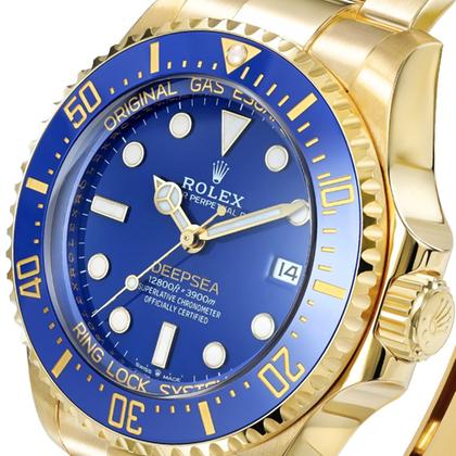 Rolex Sea-Dweller Deepsea 136668LB 18k Yellow Gold Blue Dial 44 mm - Image 9
