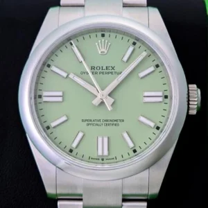 Rolex Oyster Perpetual 41mm Pistachio Ref 134300 - Unworn Complete 07/2025