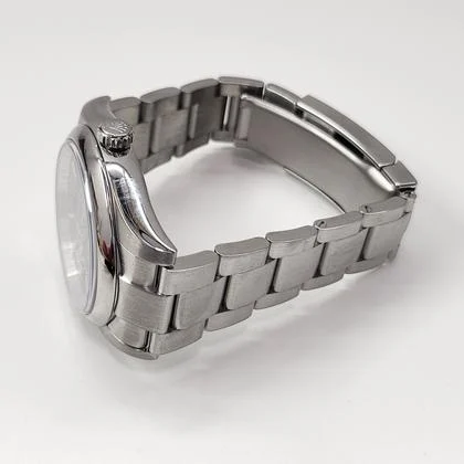 Rolex Oyster Perpetual 36 W/Service Card Rolex Oyster Perpetual 36 mm Blue Dial Watch 116000 Mixed Serial Rehaut Engraved With Service Card - Image 7