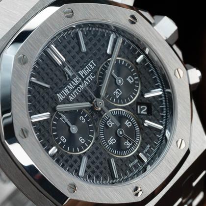 Audemars Piguet Royal Oak Chronograph 26320ST Black Dial 41mm Mint Condition Complete Set - Image 13