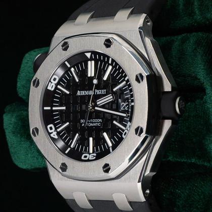 Audemars Piguet Royal Oak Offshore Diver MINT COMPLETE SET Royal Oak Offshore Diver Black Dial Stainless Steel 15703ST - Image 13