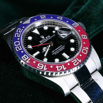 Rolex GMT-Master II 2025 NEW UNWORN GMT-Master II "Pepsi" Black Dial Red/Blue Ceramic Oyster Steel 126710BLRO - Image 8