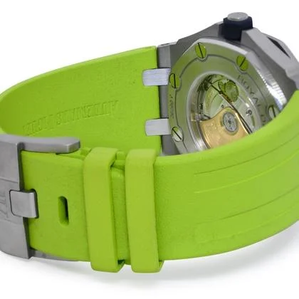 Audemars Piguet Royal Oak Offshore Diver Steel Green Dial 42mm Watch 15710ST - Image 4