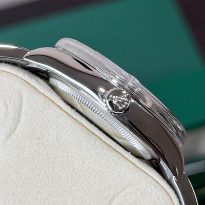 Rolex Oyster Perpetual 36 NEW 2025 OCTOBER 126000 Lavender Purple Steel - Image 6