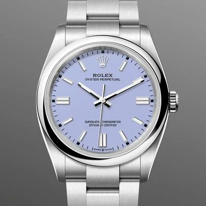 Rolex Oyster Perpetual 36 NEW 2025 OCTOBER 126000 Lavender Purple Steel