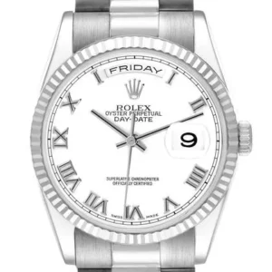 Rolex Day-Date 36 President Day-Date White Gold Mens Watch 118239