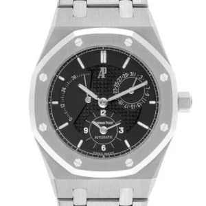 Audemars Piguet Royal Oak Dual Time Power Reserve Steel Watch 25730ST Box Papers