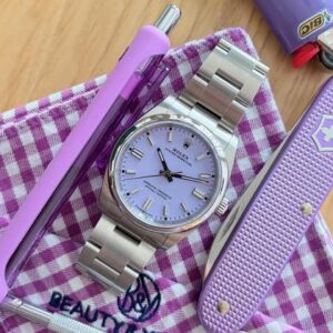 Rolex Oyster Perpetual 36 126000 36mm Lavender Dial Circa 2025 Unworn Full Set
