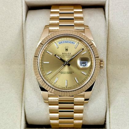 Rolex Day-Date 40 2020 Day-Date 40mm 228238 Presidential 18kt Yellow Gold Champagne Dial