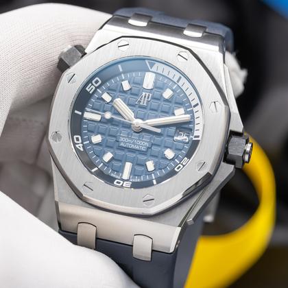 Audemars Piguet Royal Oak Offshore Diver Blue Dial Diver 15720.OO.A027CA.01 Full Set - Image 11