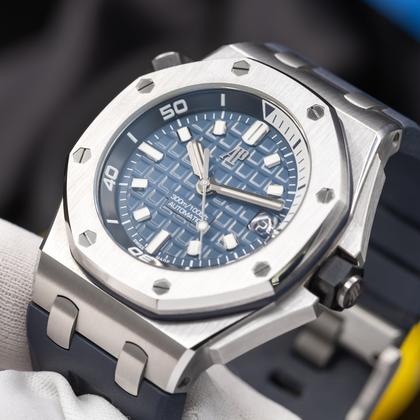 Audemars Piguet Royal Oak Offshore Diver Blue Dial Diver 15720.OO.A027CA.01 Full Set - Image 8